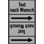 Rohrleitungskennzeichnung auf Rolle - Ausführung A Rollenlänge 33,0 m, Rollenbreite 7,6 cm