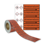 Rohrleitungskennzeichnungsband Ameisensäure