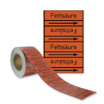 Rohrleitungskennzeichnungsband Fettsäure