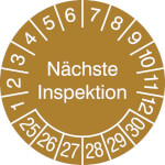 Prüfplakette Nächste Inspektion