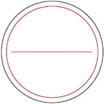 Etiketten auf Bogen - Stromkreis/Verteilerkennzeichnung Farbe: weiß/ rot
