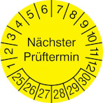 Prüfplakette Nächster Prüftermin