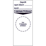 Grundplakette Geprüft nach DGUV... durch...