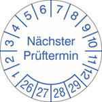 Prüfplakette Nächster Prüftermin