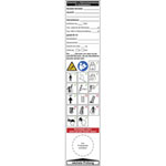 Grundplakette und Gebrauchsanweisung für Schiebeleitern