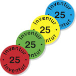 Inventuretiketten, grün Inventur