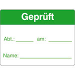 Qualitätskennzeichnungsetiketten in verschiedenen Versionen