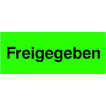 Qualitätskennzeichnungsetiketten Freigegeben