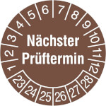 Prüfplakette Nächster Prüftermin