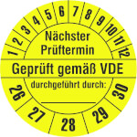 Prüfplakette