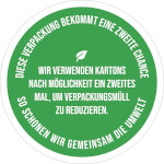 Verpackungsetikett Paketaufkleber für wiederverwendete Versandkartons