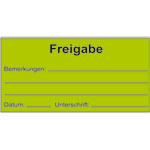 Etiketten - Qualtätssicherung mit Beschriftungsfeldern