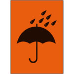 Verpackungsetikett Vor Nässe schützen