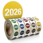 Nummerierte Lageretiketten verschiedene Versionen