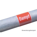 Rohrleitungskennzeichnung auf Rolle - Ausführung C Rollenlänge 33,0 m, Rollenbreite 7,6 cm