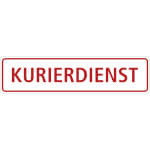 SafetyMarking Hinweisschild Kurierdienst