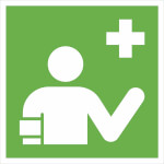 Erste-Hilfe-Schild - langnachleuchtend