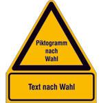 PROTECT - widerstandsfähige Kennzeichnung Warnkombischilder, Individuell