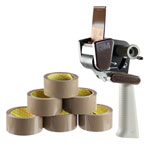 3M Scotch® Handabroller H-150 Set inkl. 6 Rollen Scotch® Verpackungsklebeband 305, braun,