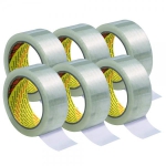 3M Scotch 309 Verpackungsklebeband transparent, Maße (LxB): 66,0 m x 50 mm, 1 VE = 6 Rollen