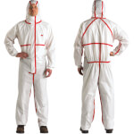 3M Schutzanzug 4565 Overall weiß Schutztyp 4 + 5 + 6