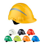 3M Schutzhelm G3000 mit UV-Sensor und Reflexstreifen