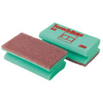 3M Scotch-Brite 58 Reinigungsschwamm mit Einsatzsymbolen, zur Oberflächenreinigung