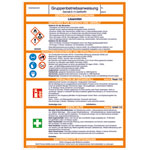 Gefahrstoff - Gruppenbetriebsanweisung Lösemittel