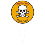 Hinweisschild Vorsicht Giftköder
