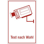 Video Infozeichen für die betriebliche Praxis mit Text nach Wahl