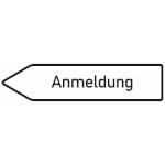 Innerbetrieblicher Wegweiser links