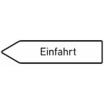 Innerbetrieblicher Wegweiser links