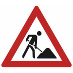 Verkehrsschild Baustelle VZ: 123