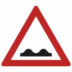 Verkehrsschild Unebene Fahrbahn VZ: 112