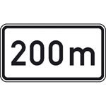 Zusatzzeichen nach StVO - Nr. 1004-32 Nach 200 m