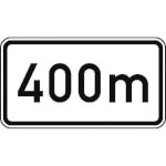 Zusatzzeichen nach StVO - Nr. 1004-33 Nach 400 m