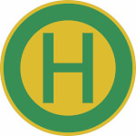 Verkehrsschild Haltestelle doppelseitig VZ: 224-40