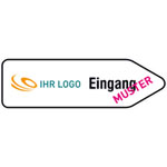 Individuell gefertigter Wegweiser (rechtsweisend)