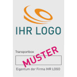 Individuell gefertigte Eloxalschilder Aluminium 1,0 mm silber matt, Ecken spitz, ohne Bohrung