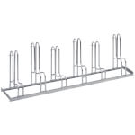 Fahrradständer Bügelparker WSM für Reifenbreite bis 5,5 cm, Radabstand 35,0 cm, Center - 6 Einstellplätze, L: 2