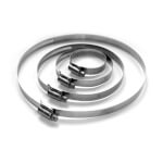 Schilderzubehör Schneckenschraubschellen Schneckenschraubschelle HP 4, Edelstahl,