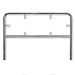 SafetyMarking Rohrrahmen für Hinweisschilder in der Größe (BxH): 125,0 x 35,0 cm