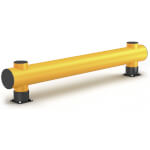 Anfahrschutz Einzelplanke elastisches Rammschutz-System, rückfedernd und formstabil