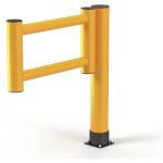 Ampere Rack-Mammut Schwingtür elastisches Rammschutz-Geländer zur Sicherung von Fußwegen