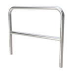 Fahrradständer Anlehnbügel mit Knierohr, zum Einbetonieren