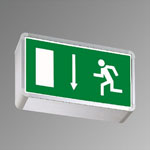 Rettungszeichenleuchte PICTAL, mit Einzelbatterie