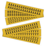 Selbstklebende Ziffern und Buchstaben auf Karte Kombipackung Buchstaben A-Z (je 1K pro Buchstabe)