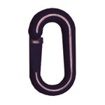 Verbindungsglied Nylon mit Klemmverschluss Farbe: schwarz