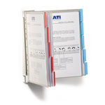 DURABLE Sichttafelsystem Wandhalter FUNCTION wall 10 aus Metall