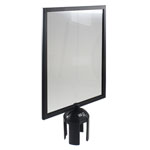 Absperrsysteme Zubehör Guide - Line, Schild A4 hoch, aus Kunststoff,